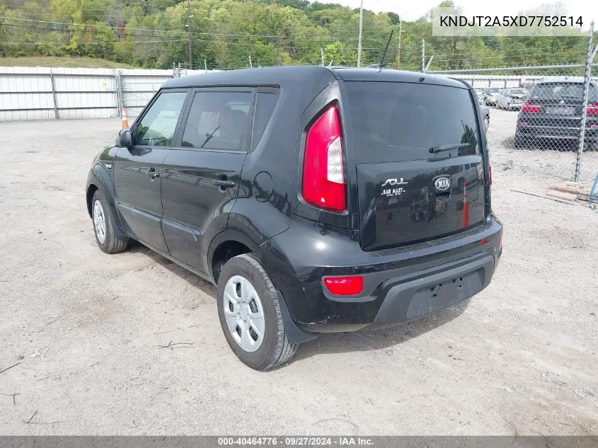 KNDJT2A5XD7752514 2013 Kia Soul