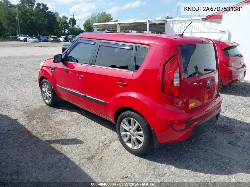 KNDJT2A67D7531381 2013 Kia Soul +