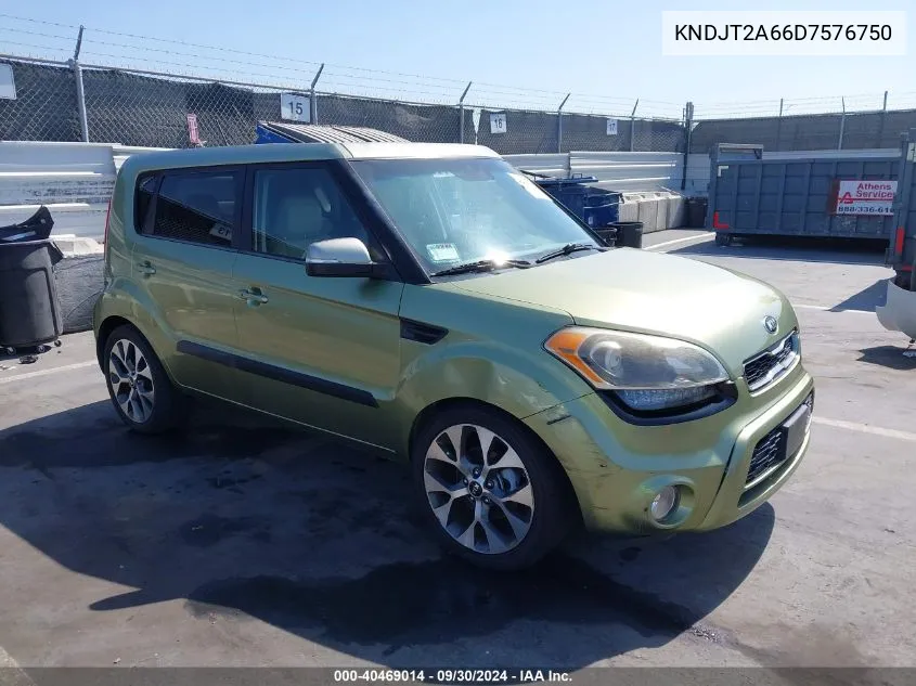 2013 Kia Soul ! VIN: KNDJT2A66D7576750 Lot: 40469014