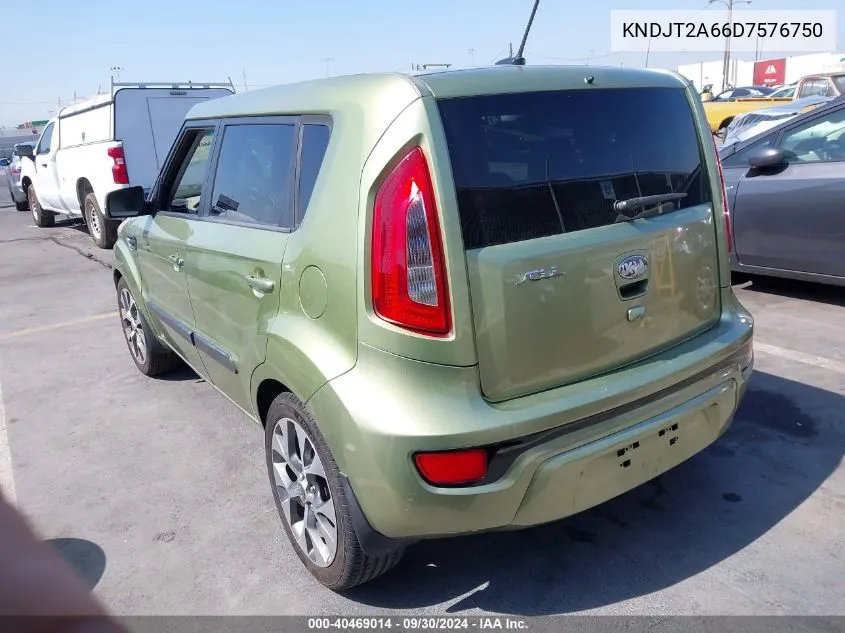 2013 Kia Soul ! VIN: KNDJT2A66D7576750 Lot: 40469014