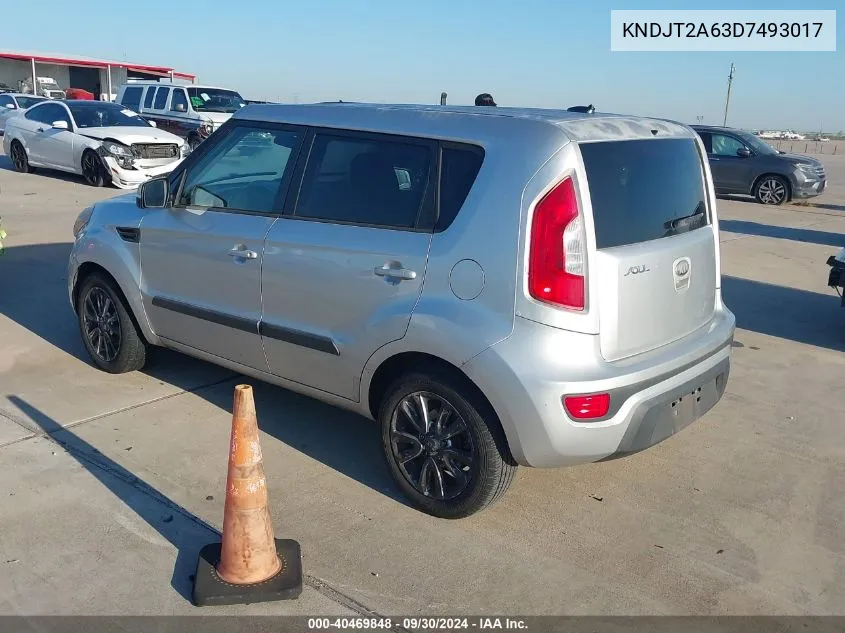 KNDJT2A63D7493017 2013 Kia Soul +