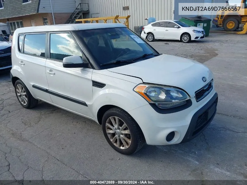 2013 Kia Soul + VIN: KNDJT2A69D7566567 Lot: 40472889