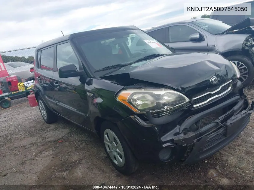 2013 Kia Soul Base VIN: KNDJT2A50D7545050 Lot: 40474447