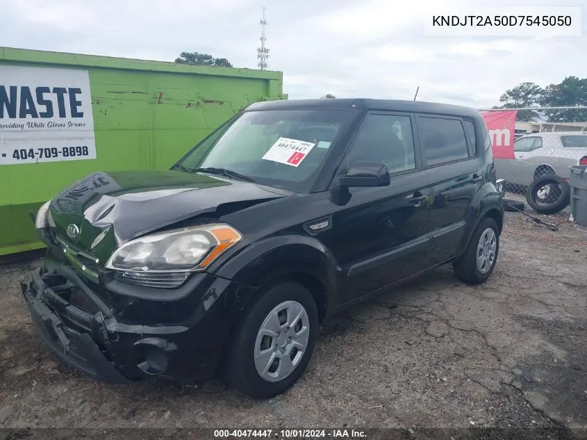 KNDJT2A50D7545050 2013 Kia Soul Base