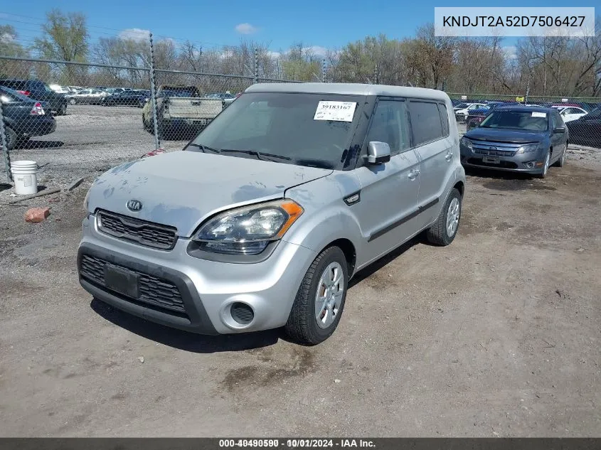 2013 Kia Soul VIN: KNDJT2A52D7506427 Lot: 40490590