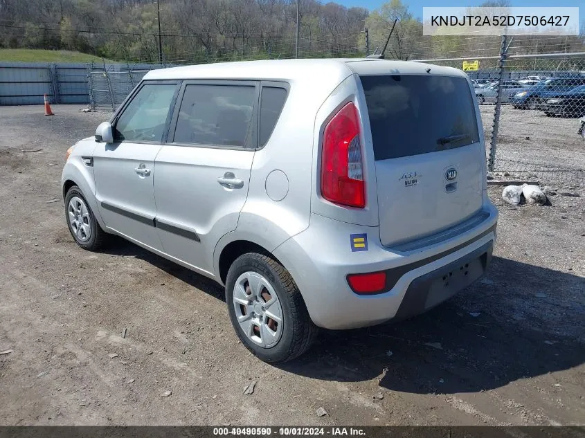 2013 Kia Soul VIN: KNDJT2A52D7506427 Lot: 40490590