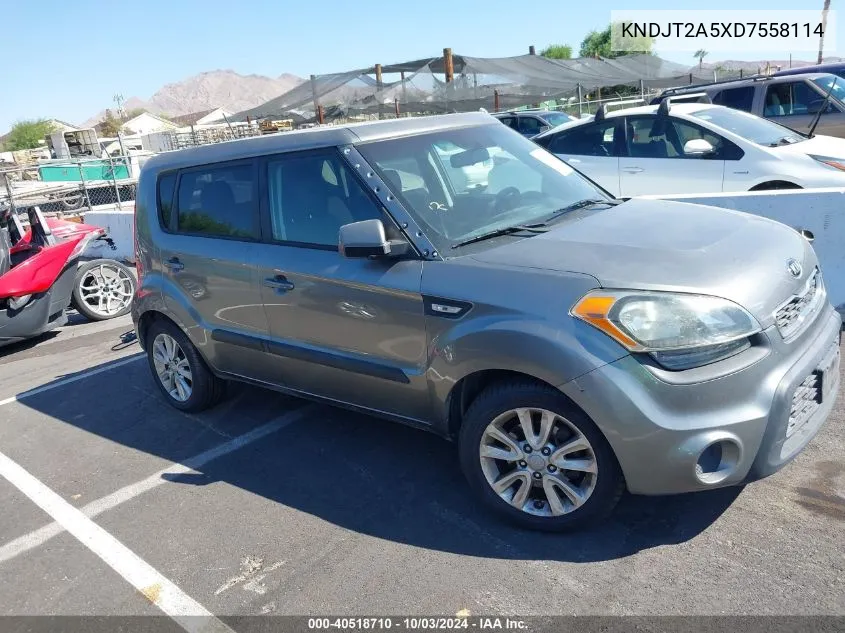 2013 Kia Soul VIN: KNDJT2A5XD7558114 Lot: 40518710