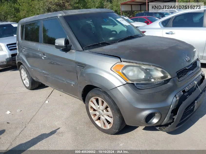 2013 Kia Soul + VIN: KNDJT2A61D7515273 Lot: 40536682