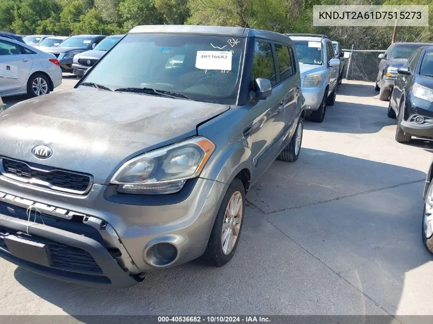 2013 Kia Soul + VIN: KNDJT2A61D7515273 Lot: 40536682