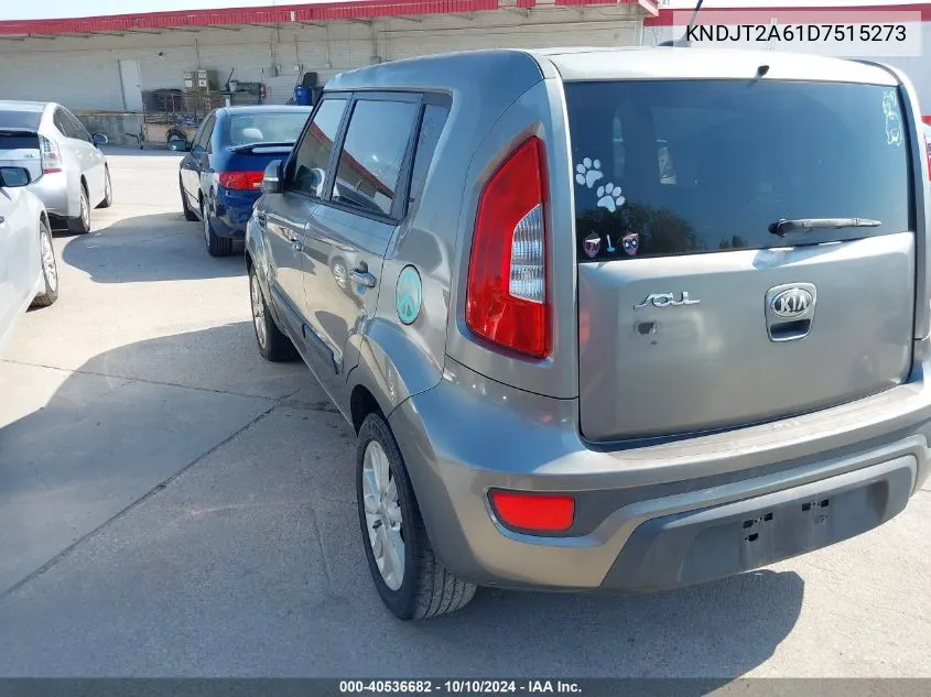 2013 Kia Soul + VIN: KNDJT2A61D7515273 Lot: 40536682