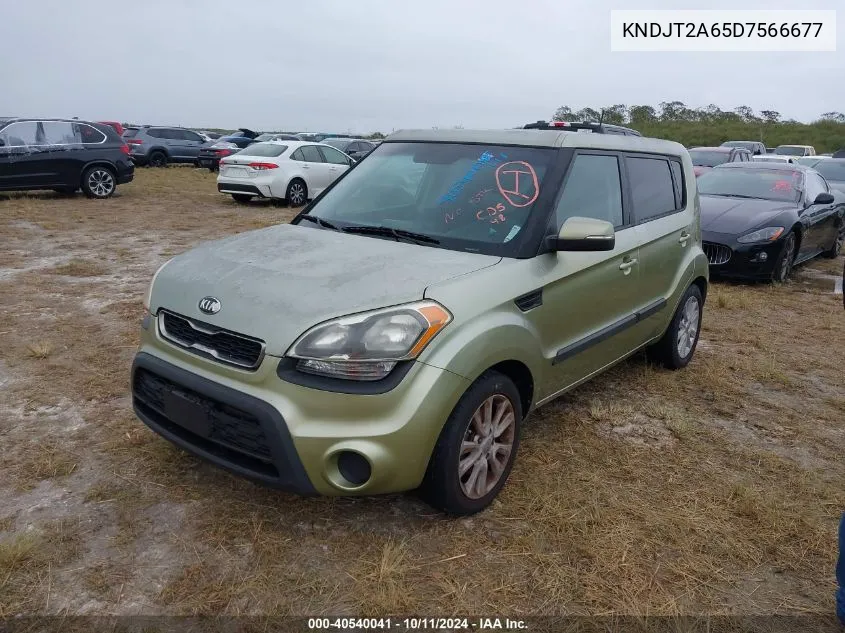 2013 Kia Soul +/!/Sport VIN: KNDJT2A65D7566677 Lot: 40540041