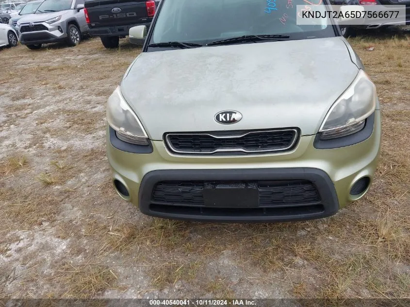 2013 Kia Soul +/!/Sport VIN: KNDJT2A65D7566677 Lot: 40540041