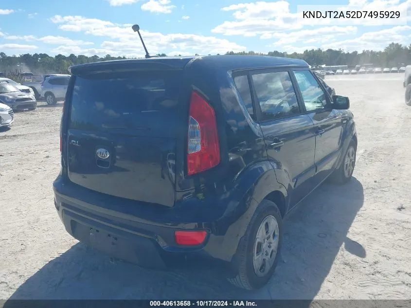 KNDJT2A52D7495929 2013 Kia Soul Base