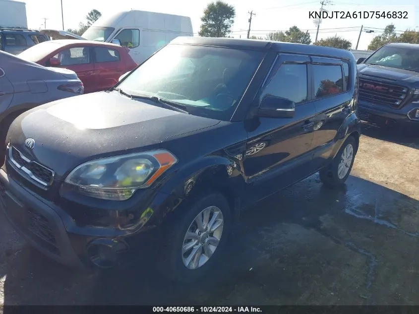 2013 Kia Soul + VIN: KNDJT2A61D7546832 Lot: 40650686