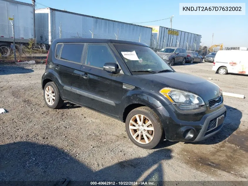 2013 Kia Soul + VIN: KNDJT2A67D7632002 Lot: 40662912