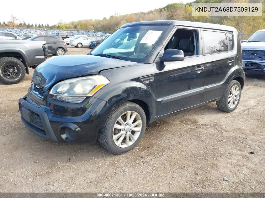 2013 Kia Soul + VIN: KNDJT2A68D7509129 Lot: 40671361