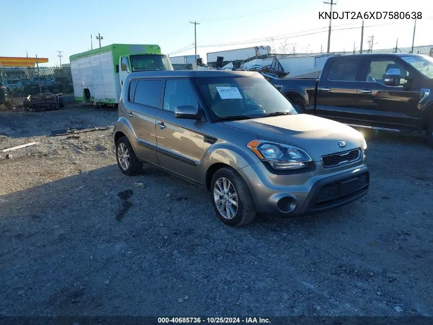 2013 Kia Soul + VIN: KNDJT2A6XD7580638 Lot: 40685736