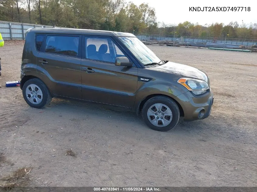 KNDJT2A5XD7497718 2013 Kia Soul