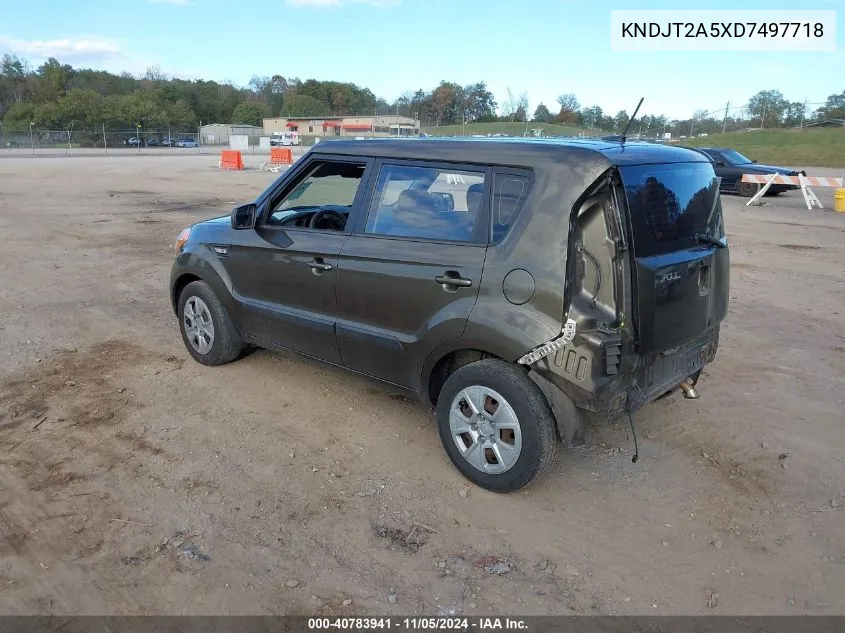 KNDJT2A5XD7497718 2013 Kia Soul