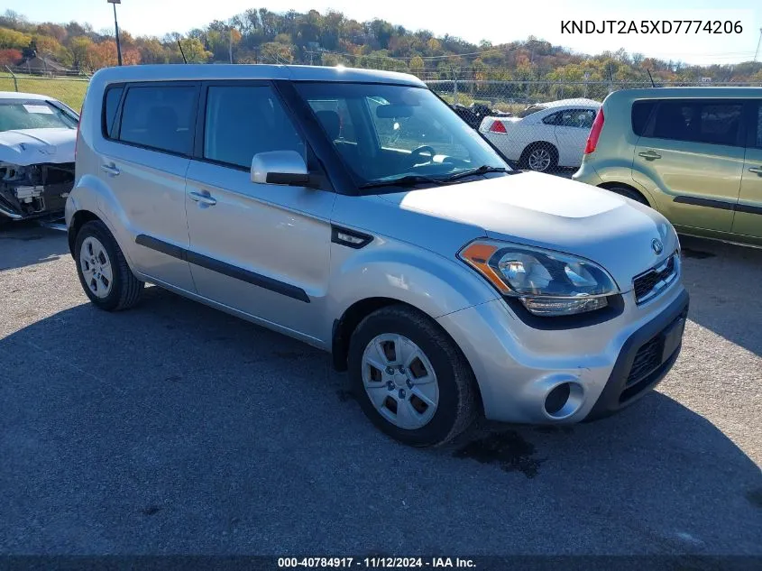 2013 Kia Soul VIN: KNDJT2A5XD7774206 Lot: 40784917