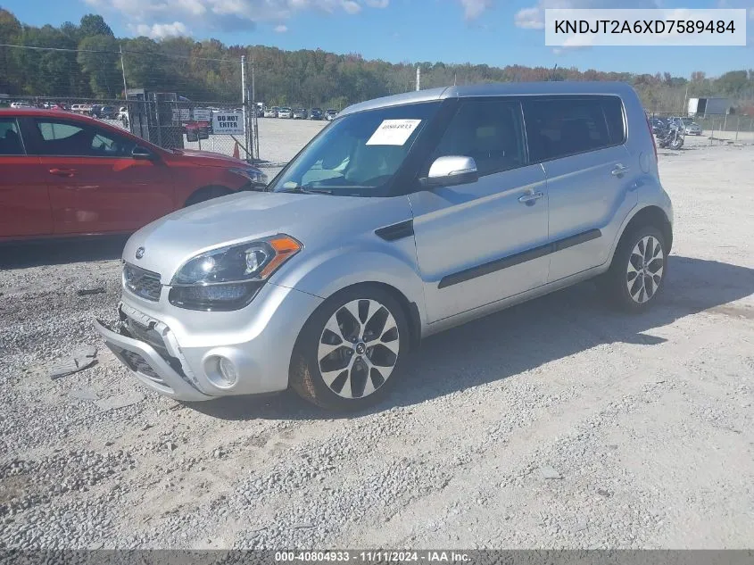 2013 Kia Soul +/!/Sport VIN: KNDJT2A6XD7589484 Lot: 40804933