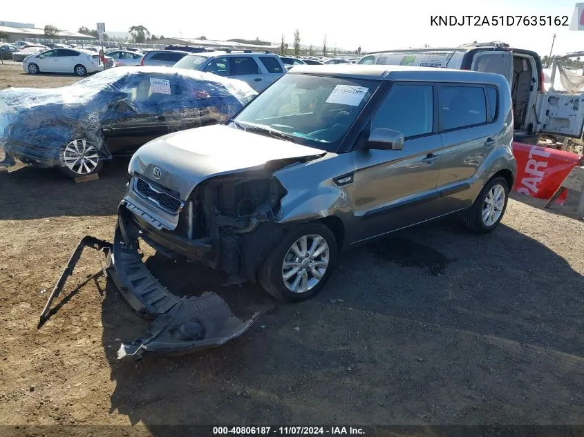 2013 Kia Soul VIN: KNDJT2A51D7635162 Lot: 40806187