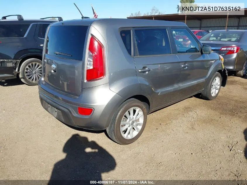 2013 Kia Soul VIN: KNDJT2A51D7635162 Lot: 40806187