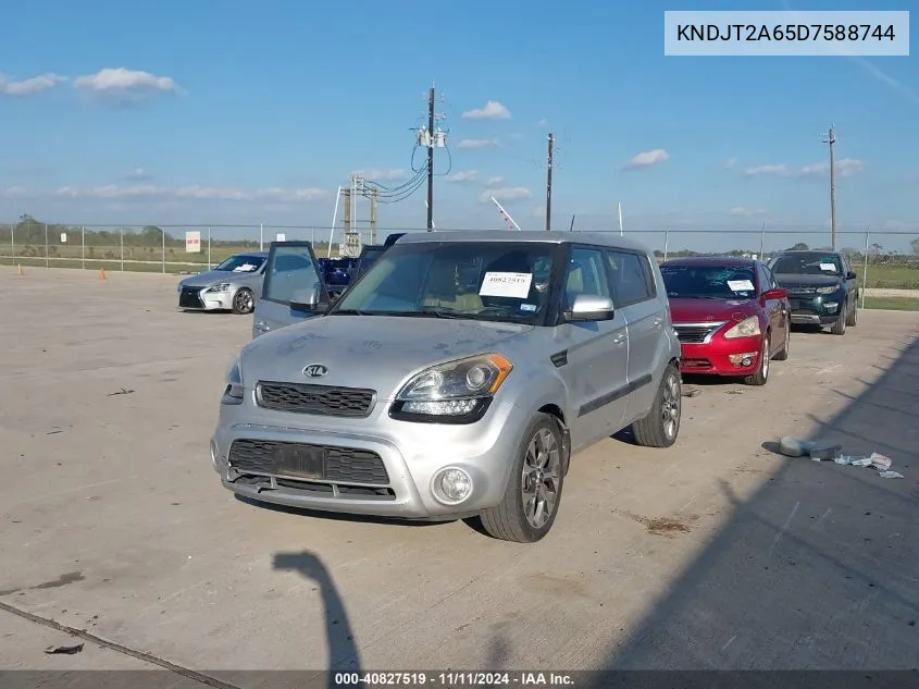 2013 Kia Soul ! VIN: KNDJT2A65D7588744 Lot: 40827519