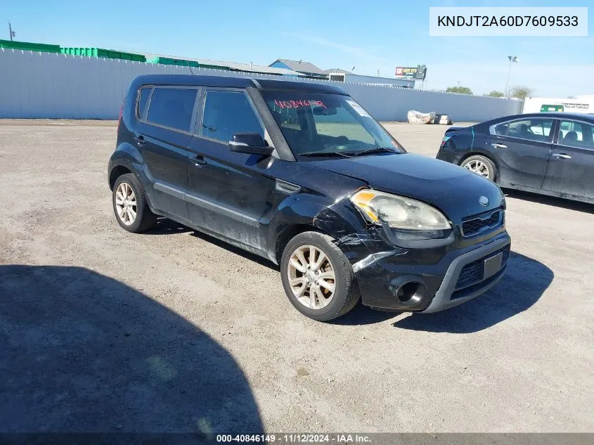 2013 Kia Soul + VIN: KNDJT2A60D7609533 Lot: 40846149