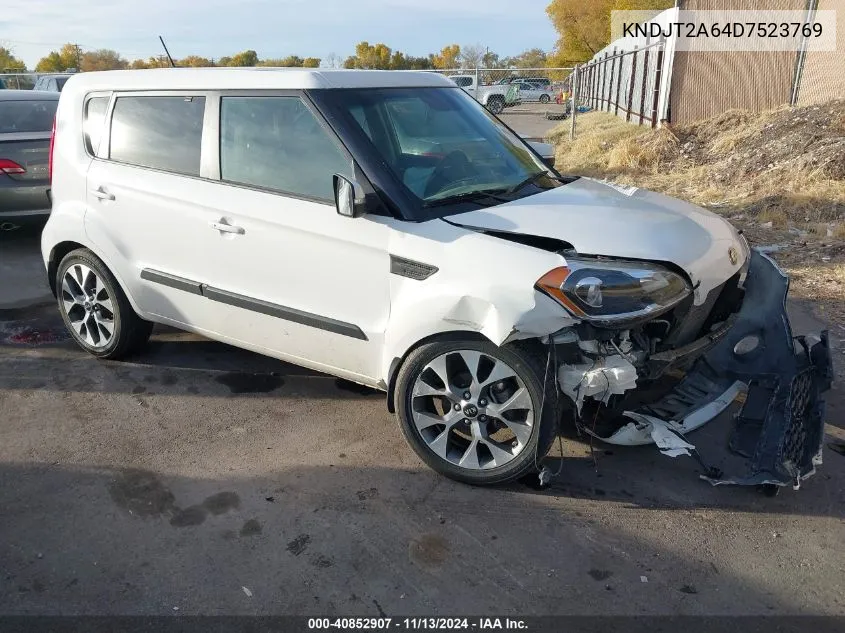 2013 Kia Soul ! VIN: KNDJT2A64D7523769 Lot: 40852907