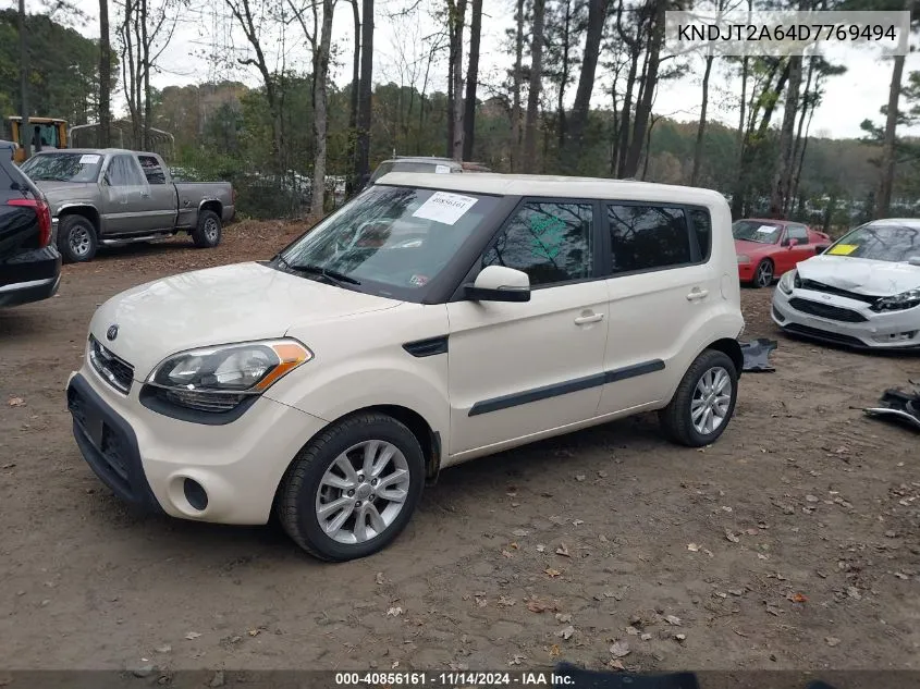 2013 Kia Soul + VIN: KNDJT2A64D7769494 Lot: 40856161