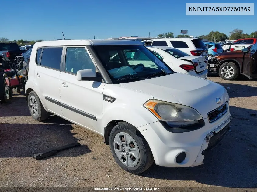 2013 Kia Soul VIN: KNDJT2A5XD7760869 Lot: 40857511