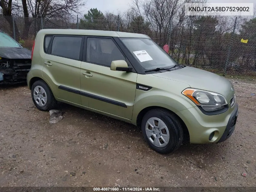 2013 Kia Soul VIN: KNDJT2A58D7529002 Lot: 40871660