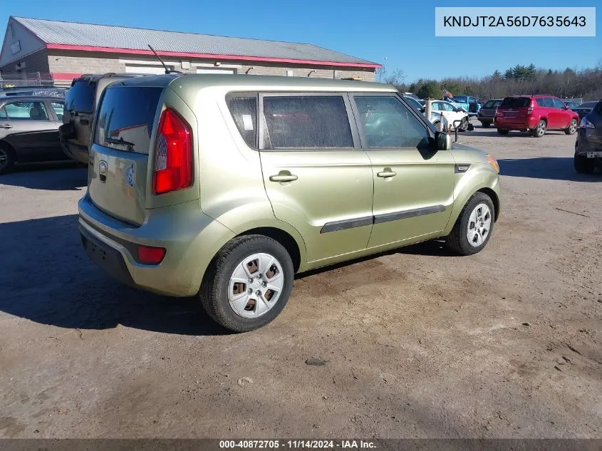 KNDJT2A56D7635643 2013 Kia Soul