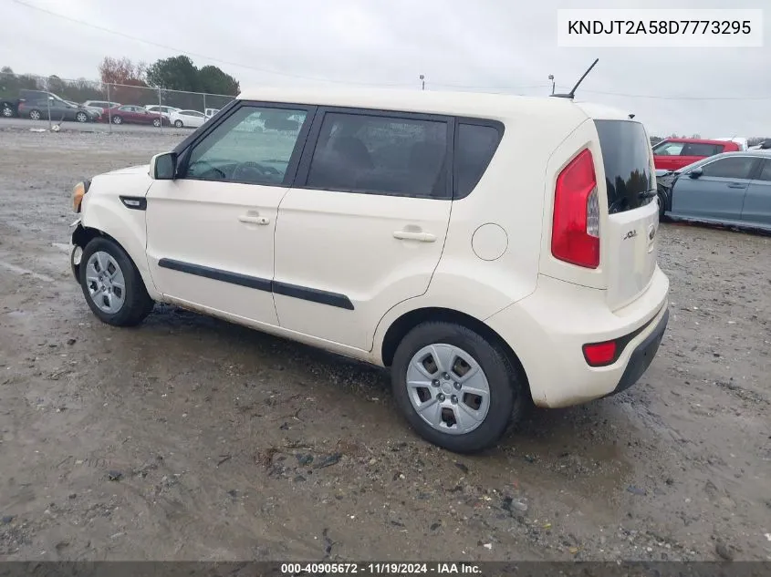 2013 Kia Soul VIN: KNDJT2A58D7773295 Lot: 40905672