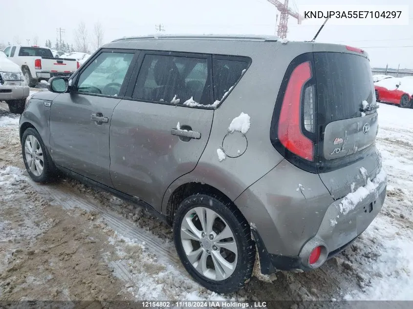 2014 Kia Soul VIN: KNDJP3A55E7104297 Lot: 12154802