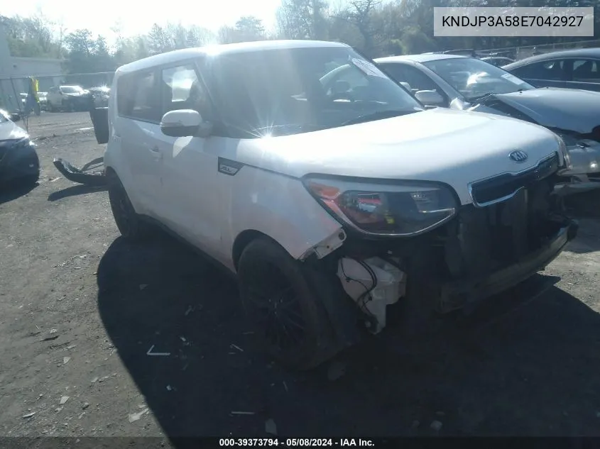 2014 Kia Soul + VIN: KNDJP3A58E7042927 Lot: 39373794