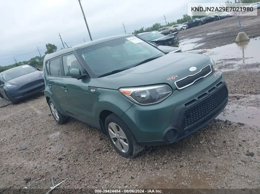 2014 Kia Soul VIN: KNDJN2A29E7021980 Lot: 39424454