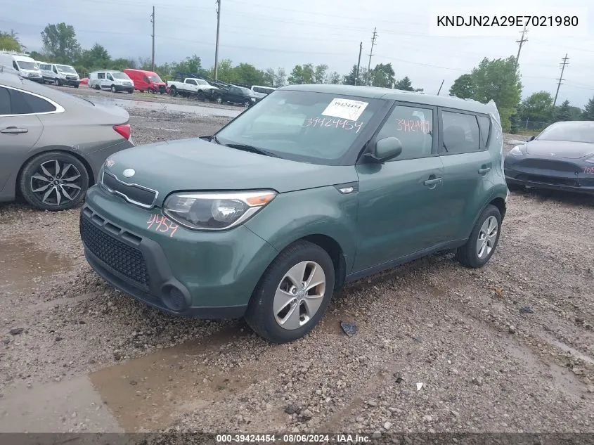 2014 Kia Soul VIN: KNDJN2A29E7021980 Lot: 39424454