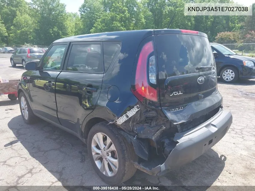 KNDJP3A51E7027038 2014 Kia Soul +