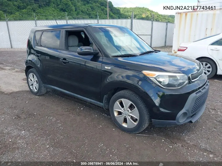 2014 Kia Soul ! VIN: KNDJN2A21E7743461 Lot: 39578941