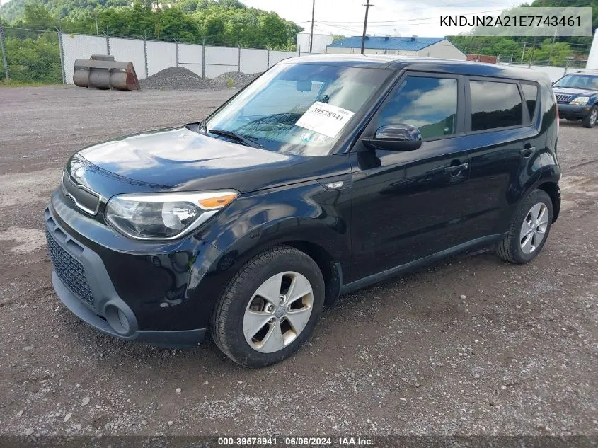 2014 Kia Soul ! VIN: KNDJN2A21E7743461 Lot: 39578941