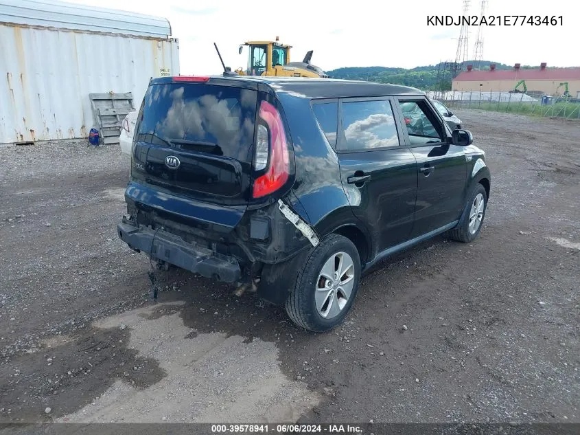 KNDJN2A21E7743461 2014 Kia Soul !