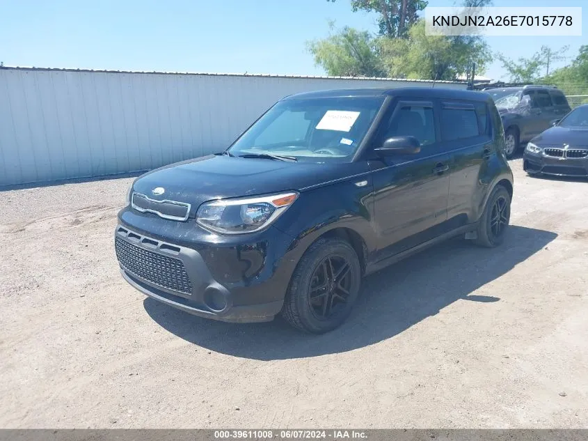 KNDJN2A26E7015778 2014 Kia Soul