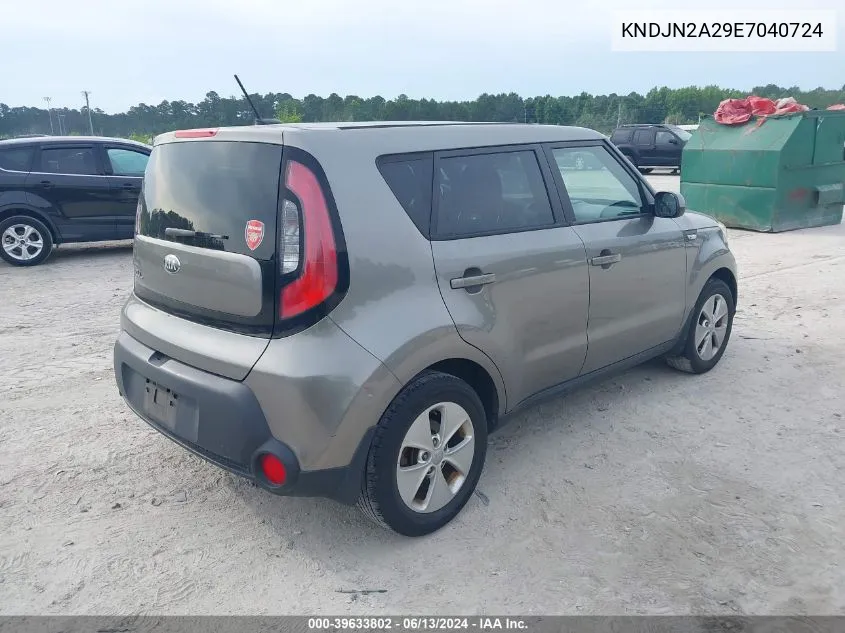 KNDJN2A29E7040724 2014 Kia Soul