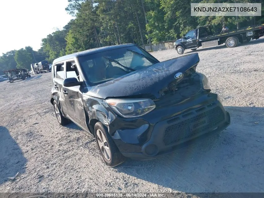 KNDJN2A2XE7108643 2014 Kia Soul