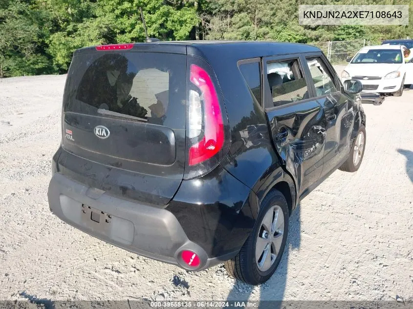 KNDJN2A2XE7108643 2014 Kia Soul