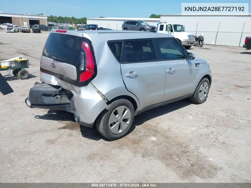 KNDJN2A28E7727192 2014 Kia Soul