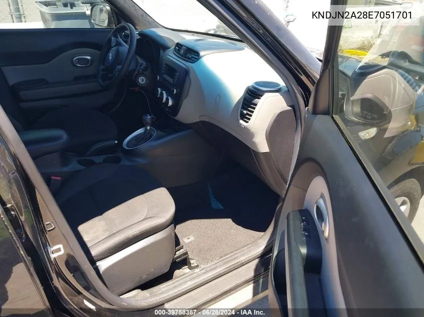 KNDJN2A28E7051701 2014 Kia Soul