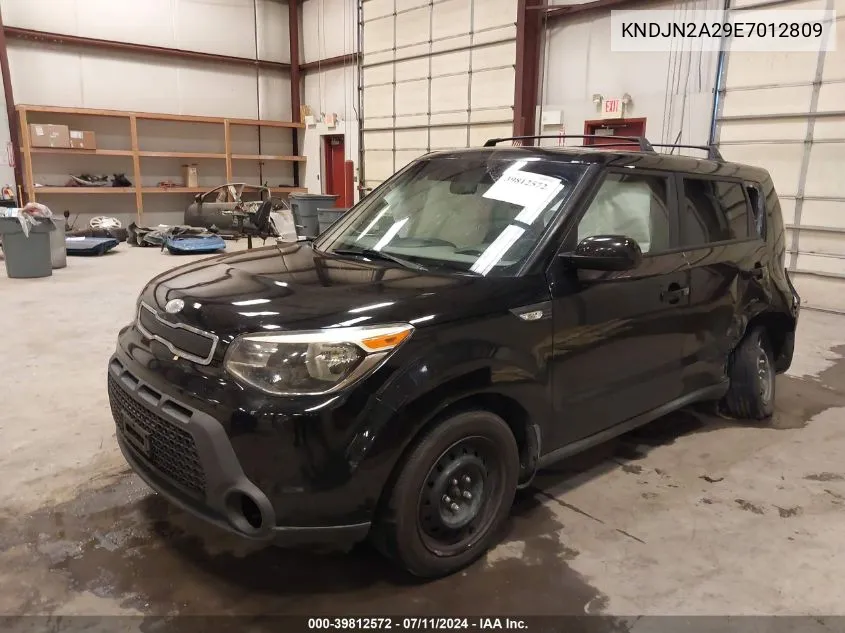 2014 Kia Soul VIN: KNDJN2A29E7012809 Lot: 39812572